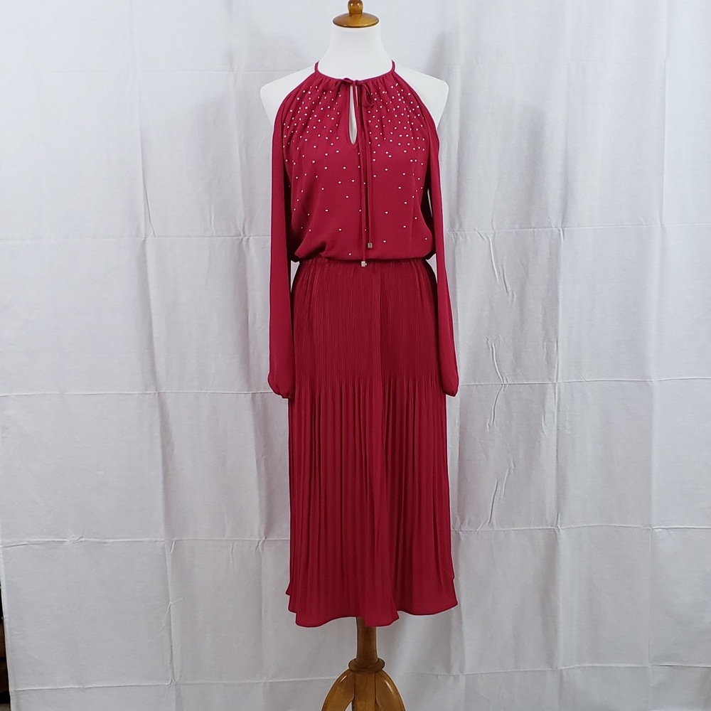 MICHAEL KORS Cold Shoulder long sleeve dress